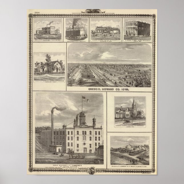 Eagle Brewery, Cedar Rapids Poster (Framsidan)