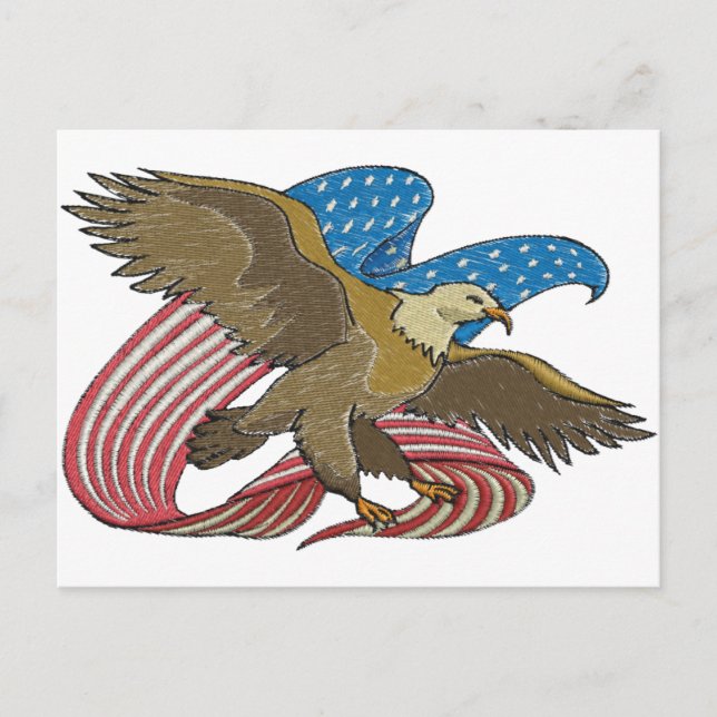 Eagle-broider Vykort (Framsida)