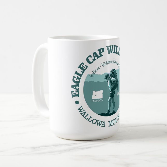 Eagle Cap Wilderness (T) Kaffemugg (Framsida vänster)