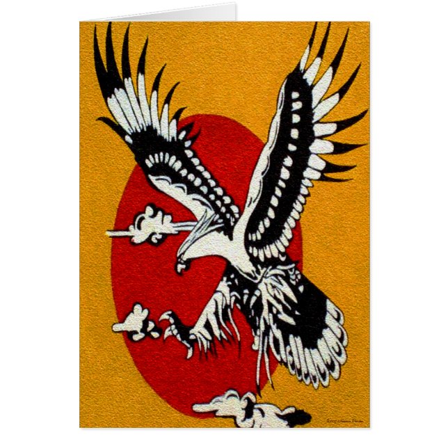 Eagle Card Hälsningskort (Framsidan)