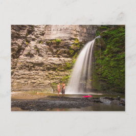 Eagle Cliff Falls, Havana Glen, New York Vykort