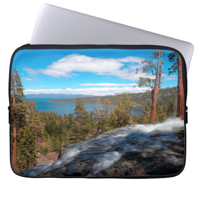 Eagle Creek Falls, South Lake Tahoe Laptop Fodral (Framsidan)