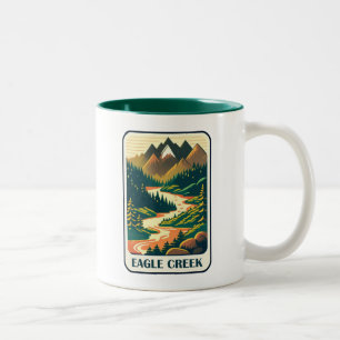 Eagle Creek Oregon Colors Två-Tonad Mugg