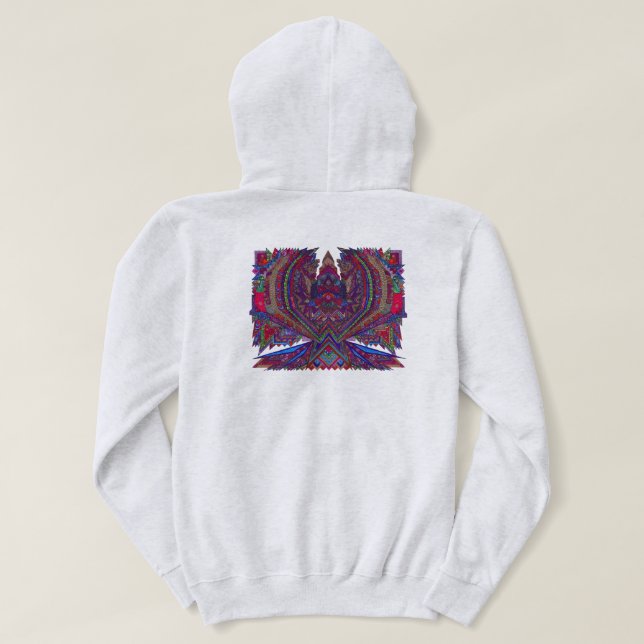 Eagle design women's sweatshirt t shirt (Design baksida)