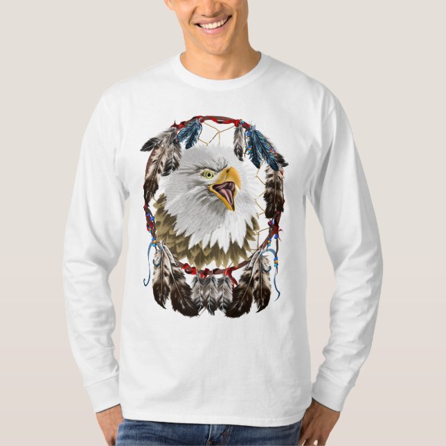 Eagle_Dreamcatcher skjorta T-shirt (Framsida)