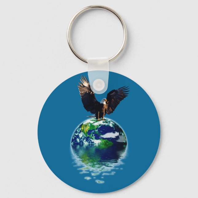 Eagle Earth Day Series Nyckelring (Framsida)