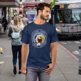 Eagle Emblem USA flagga | DD 214 Luft Force Alumni T Shirt