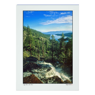Eagle Falls ovanför Sjö Tahoe Fototryck