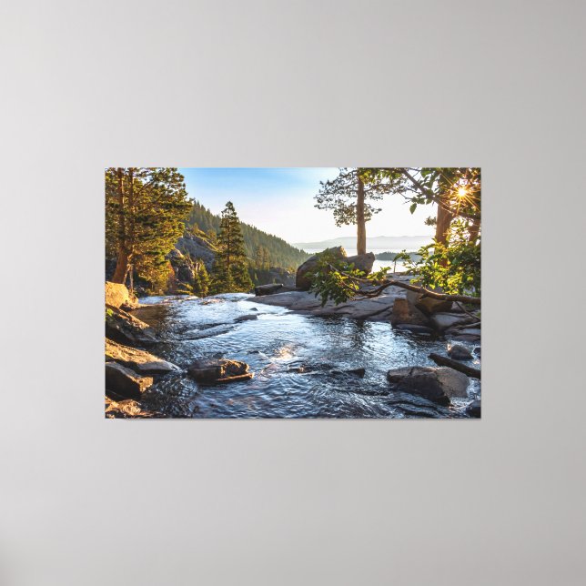 Eagle Falls Sjö Tahoe Professionell Canvas Art (Framsida)