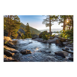 Eagle Falls Sjö Tahoe Sunrise Photo Print Fototryck