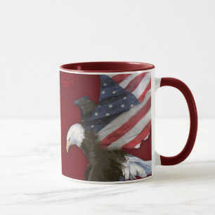 Eagle Flagga Mugg