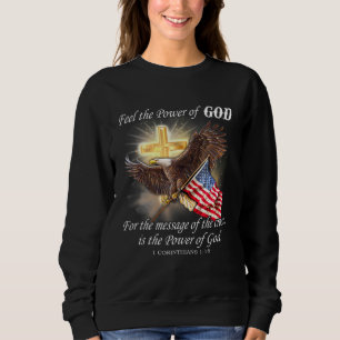 Eagle Flagga Usa Christian Patriot One Nation unde T Shirt