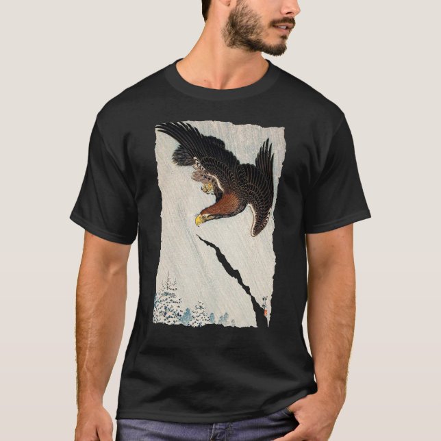 Eagle Flies (1933) av Ohara Koson T Shirt (Framsida)