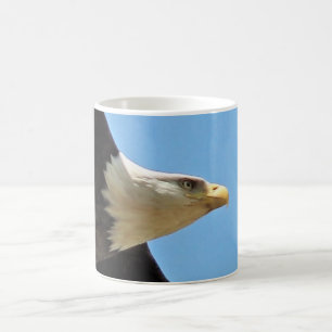 Eagle Flight Porträtt Kaffemugg
