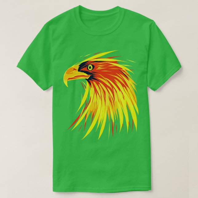Eagle för brandsläckningsål t shirt (Design framsida)
