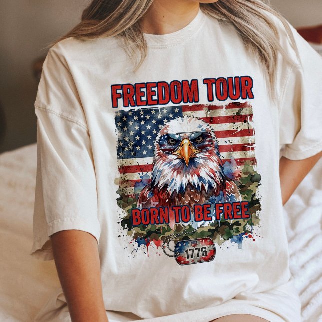 Eagle Freedom Tour Born To Be Free T Shirt (Skapare uppladdad)