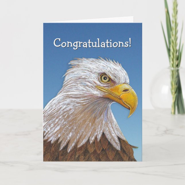 Eagle Grattiss Card Kort (Framsida)