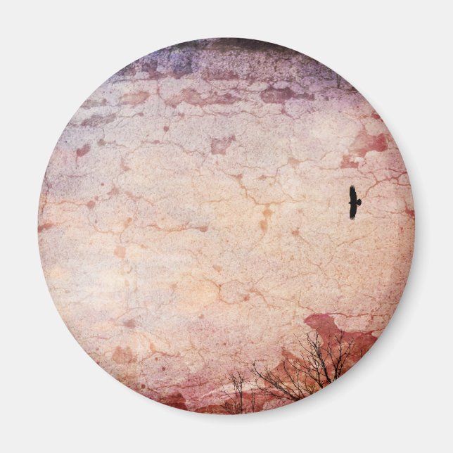 Eagle Grunge Magnet (Framsidan)