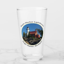 Eagle Harbour Lighthouse-cirkelglas Glaskopp