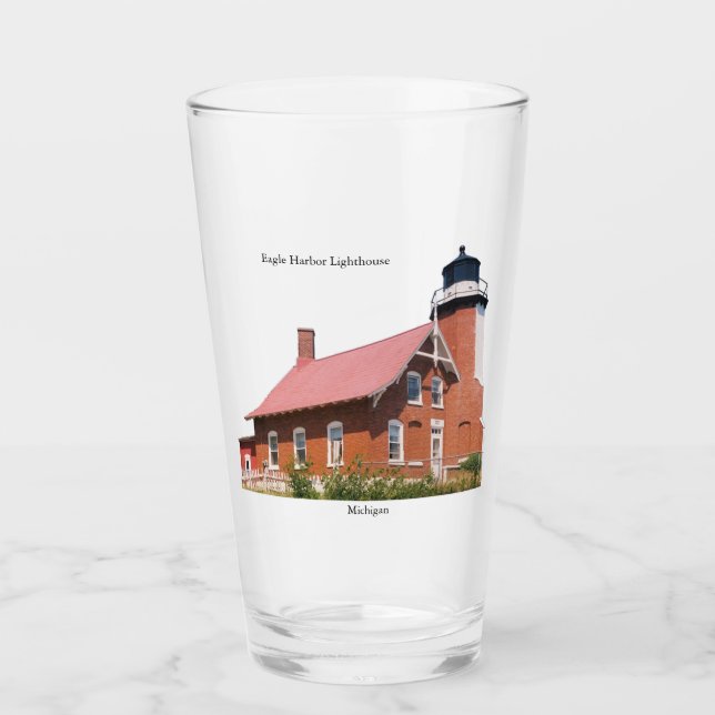 Eagle Harbour Lighthouse-glas Glaskopp (Framsida)