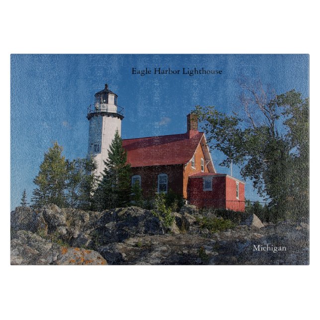 Eagle Harbour Lighthouse-skärningspanel (Framsidan)