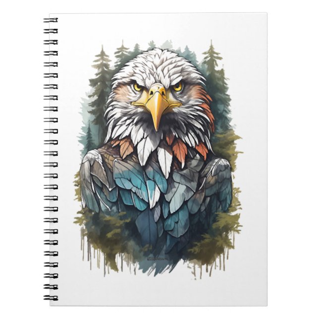 Eagle Head i Forest Anteckningsbok (Framsidan)