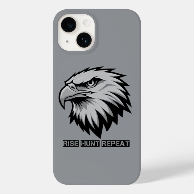 Eagle Head iPhone 14 Stiga upp Hunt Upprepa fetsti (Baksida)