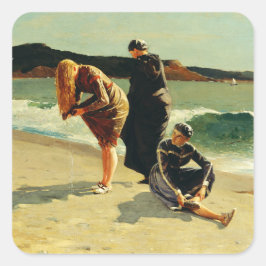 Eagle Head, Manchester, Massachusetts Fine Art  Fyrkantigt Klistermärke