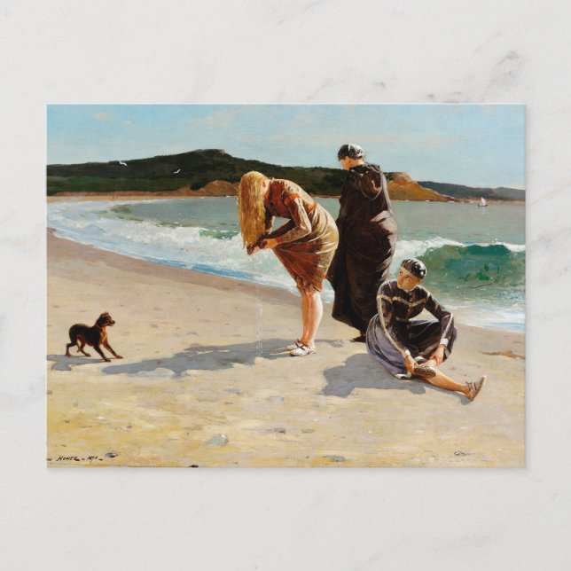 Eagle Head, Massachusetts- Winslow Homer Vykort (Framsida)