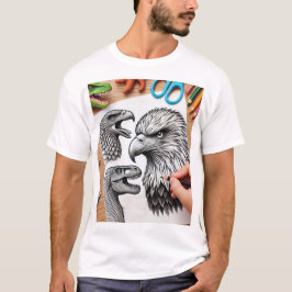 Eagle Head och Dinosaur T-Shirt