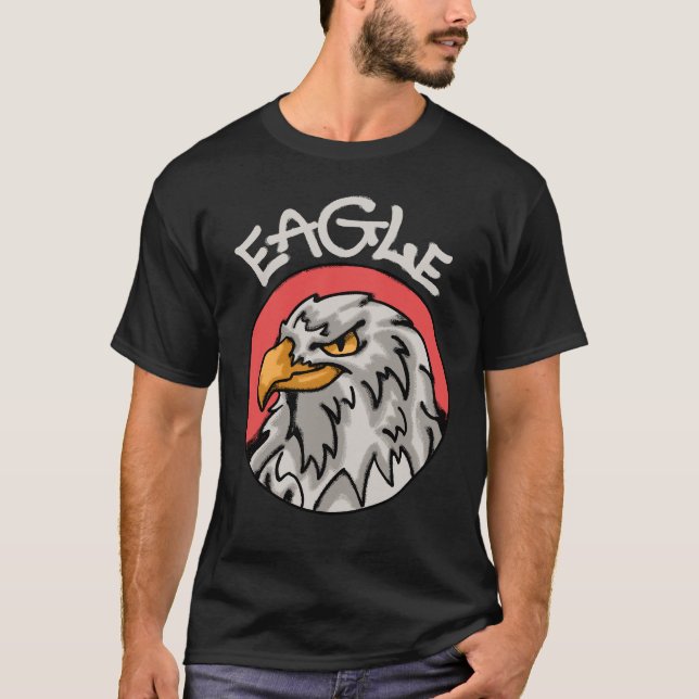 Eagle Head streetwear T Shirt (Framsida)