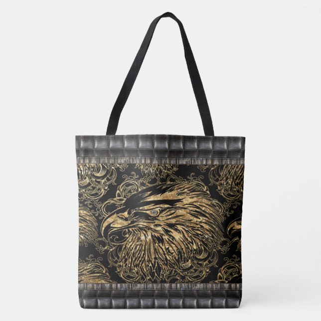 Eagle Head Tote Tygkasse (Framsida)