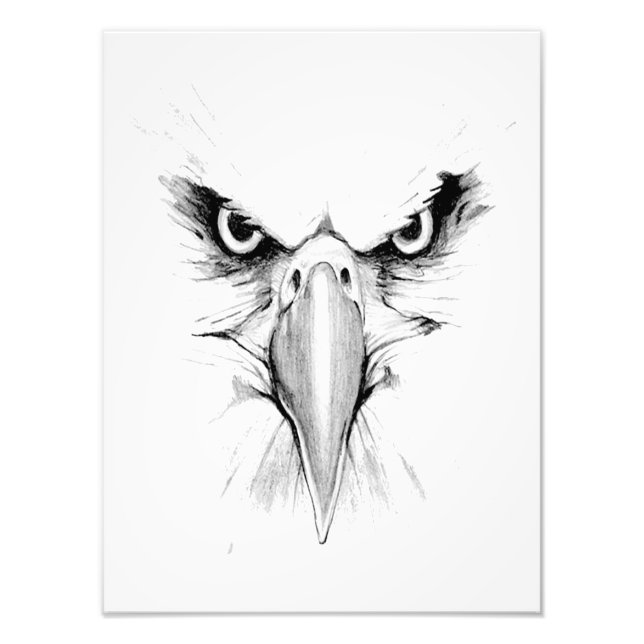 Eagle Headface Tatto Poster (satatin) (Framsidan)