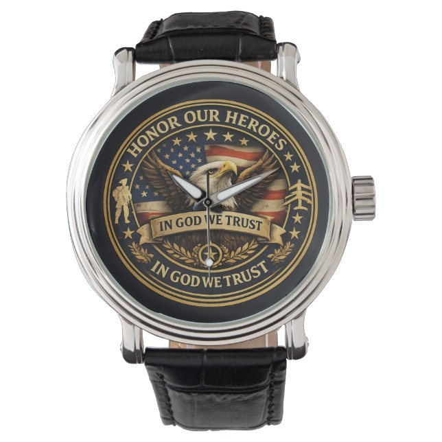 Eagle Heroes Patriotic Military Watch  Armbandsur (Framsida)