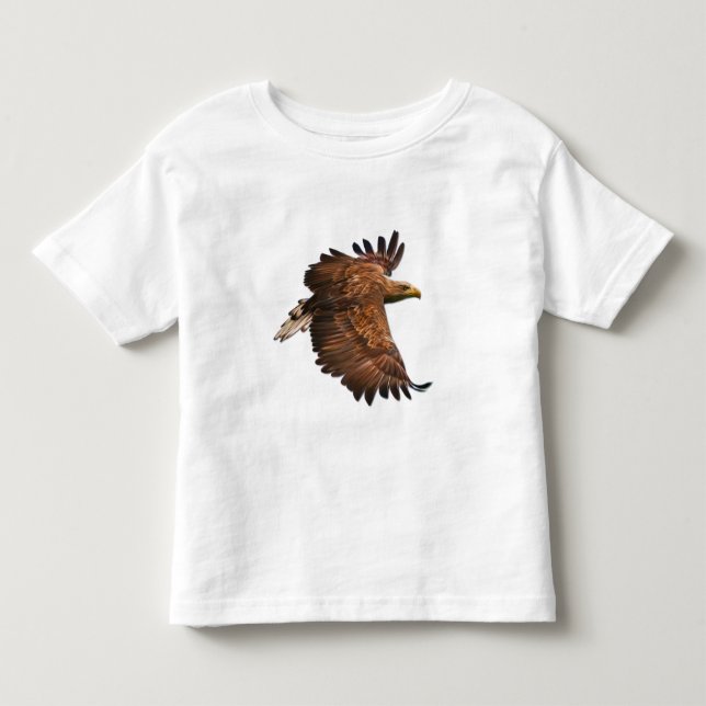 Eagle i Flight Småbarn Shirt T-shirt (Framsida)