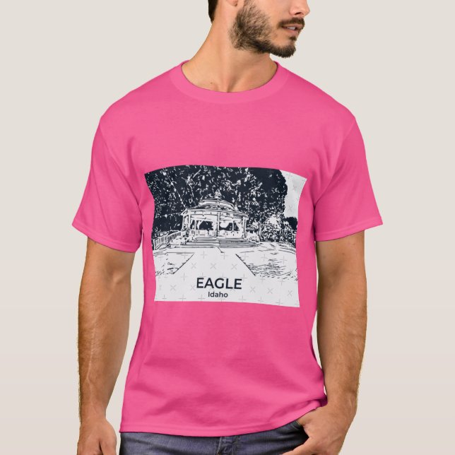 Eagle Idaho 1 T Shirt (Framsida)