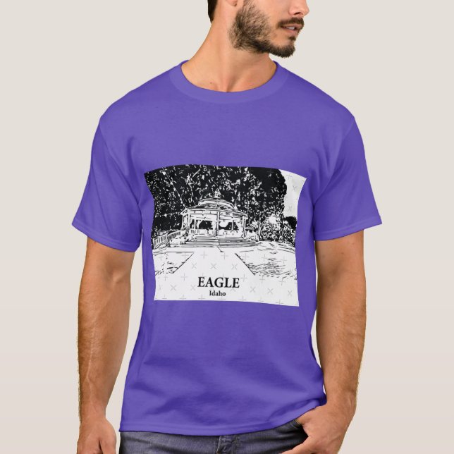 Eagle Idaho T Shirt (Framsida)