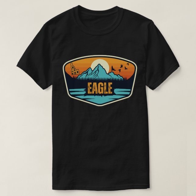 Eagle, Idaho T Shirt (Design framsida)