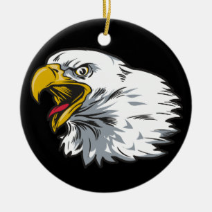 Eagle Julgransprydnad Keramik