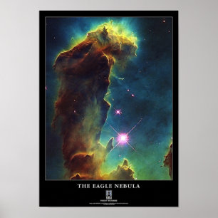 Eagle-kolonnen IC 4703 NASA Poster