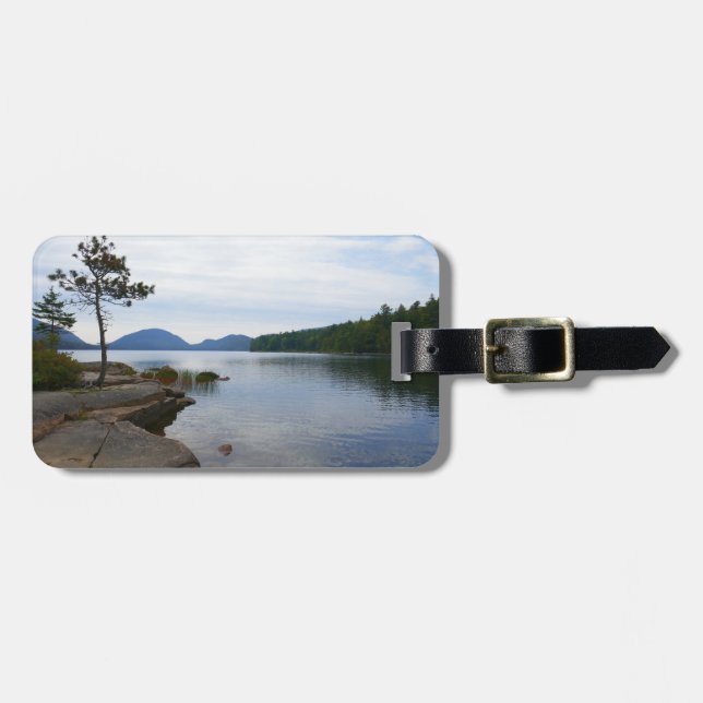 Eagle Lake vid Acadia National Park Bagagebricka (Horisontell Framsida)
