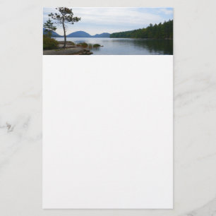 Eagle Lake vid Acadia National Park Brevpapper