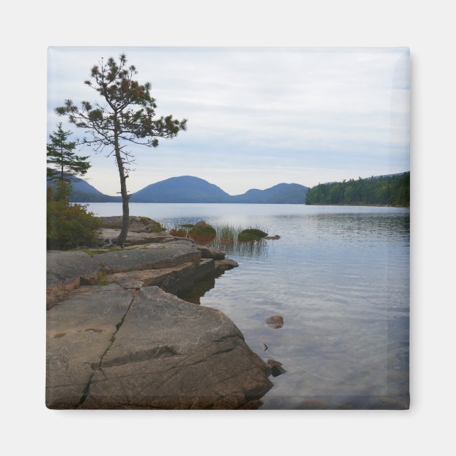 Eagle Lake vid Acadia National Park Magnet (Framsidan)