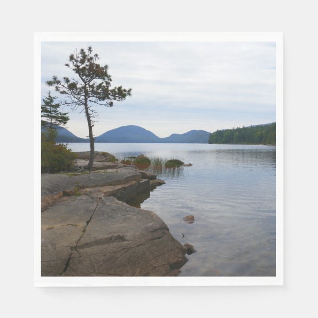 Eagle Lake vid Acadia National Park Pappersservett (Framsidan)