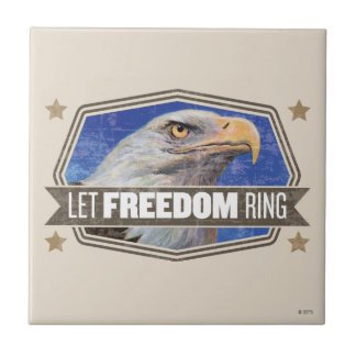 Eagle-Let Freedom Ring Kakelplatta