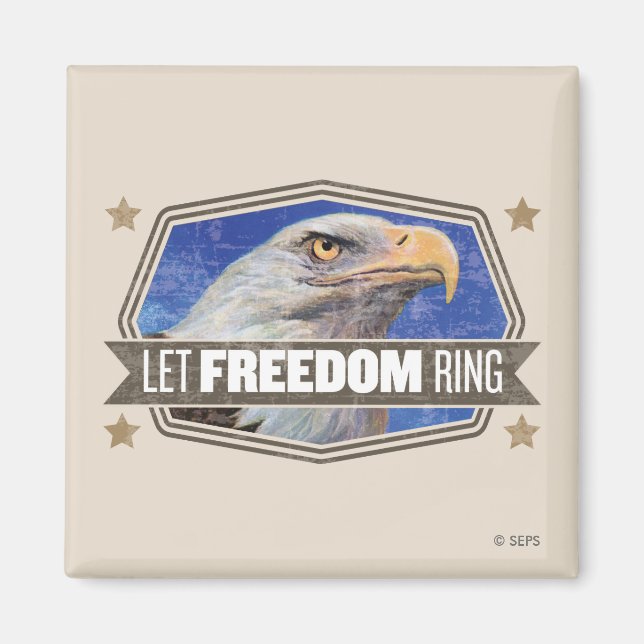 Eagle-Let Freedom Ring Magnet (Framsidan)
