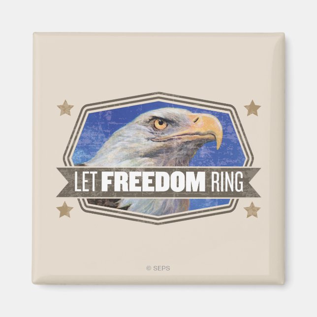 Eagle-Let Freedom Ring Magnet (Framsidan)