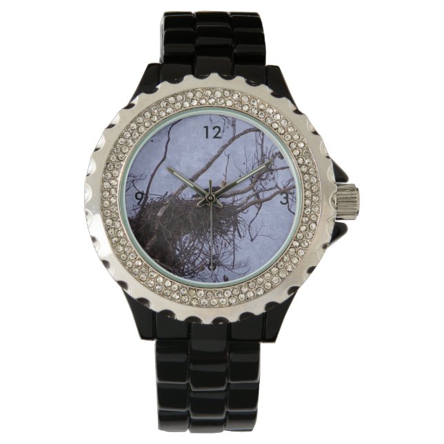 Eagle Lookout-målning Armbandsur (Framsida)