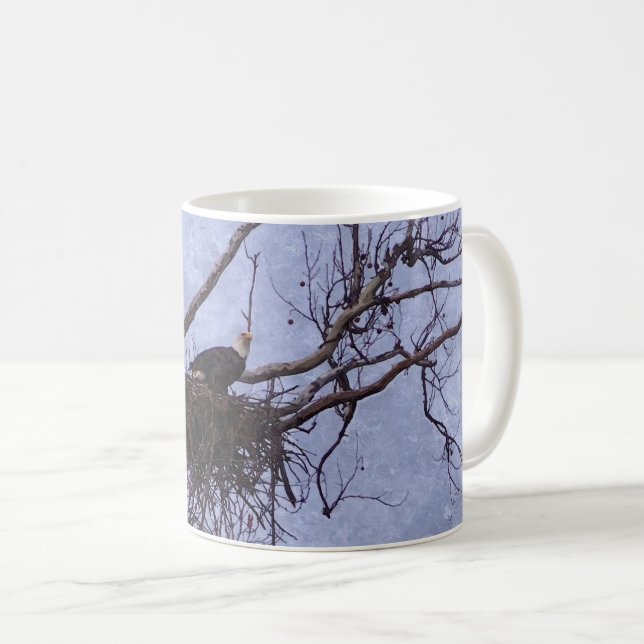 Eagle Lookout Painting Coffee Mugg (Framsida höger)