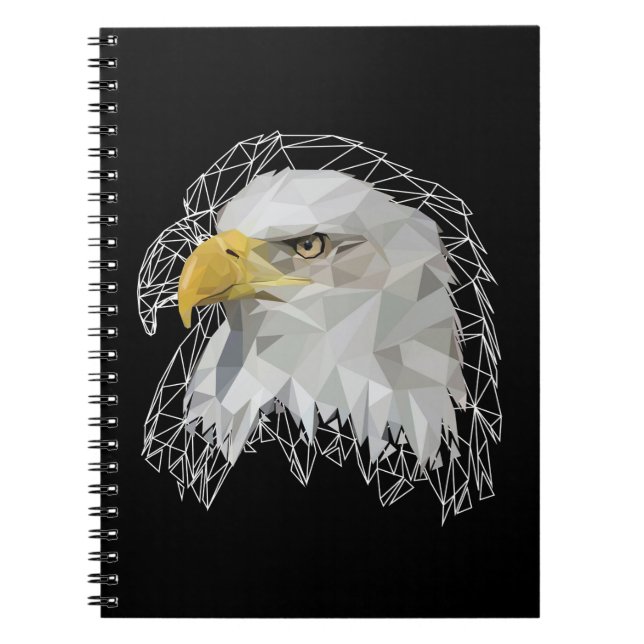 Eagle Lowpoly Anteckningsbok (Framsidan)